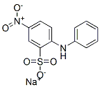 5-ニトロ-2-(フェニルアミノ)ベンゼンスルホン酸ナトリウム 化学構造式