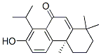 13-ヒドロキシ-14-イソプロピルポドカルパ-5,8,11,13-テトラエン-7-オン 化学構造式