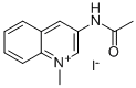 3-Acetamido-1-methylquinolinium iodide Struktur