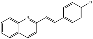 (E)-2-(4-Chlorostyryl)quinoline Struktur