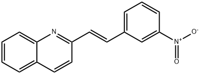 2-[(E)-2-(3-Nitrophenyl)vinyl]quinoline Structure