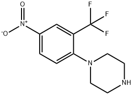 1-(4-NITRO-2-TRIFLUOROMETHYLPHENYL)-PIPERAZINE,381242-61-1,结构式
