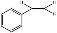 スチレン‐Α,Β,Β‐D3 化学構造式