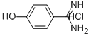 4-Hydroxybenzamidine hydrochloride Structure