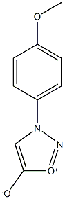 3-(4-Methoxyphenyl)-1,2,3-oxadiazole-3-ium-5-olate 结构式