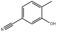 Benzonitrile, 3-hydroxy-4-methyl- Struktur