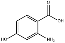 Benzoic  acid,  2-amino-4-hydroxy- Structure