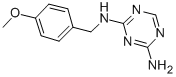 N2-(4-METHOXYBENZYL)-1,3,5-TRIAZINE-2,4-DIAMINE Structure