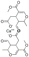 calcium 2-(3-formyl-5-methoxycarbonyl-2-methyl-3,4-dihydro-2H-pyran-4-yl)acetate Struktur