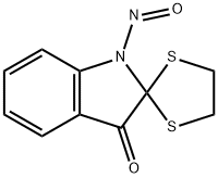 1-Nitrosospiro[2H-indole-2,2'-[1,3]dithiolan]-3(1H)-one Structure