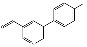 5-(4-FLUOROPHENYL)-PYRIDINE-3-CARBOXALDEHYDE Structure