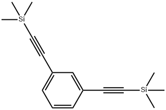 1,3-双[(三甲基硅甲基)乙炔基]苯,38170-80-8,结构式
