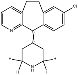 地氯雷他定-D4 结构式