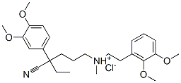(R)-(+)-ベラパミル塩酸塩 化学構造式