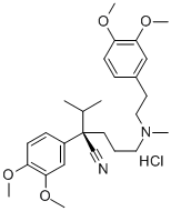 R(+)-VERAPAMIL HYDROCHLORIDE Structure