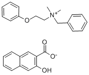 N,N-ジメチル-N-(2-フェノキシエチル)ベンゼンメタンアミニウム·3-ヒドロキシ-2-ナフトアート