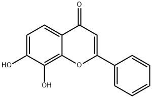 7,8-ジヒドロキシフラボン 化学構造式