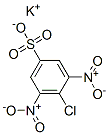 4-氯-3,5-二硝基苯磺酸钾,38185-06-7,结构式