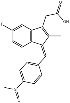 舒林酸,38194-50-2,结构式