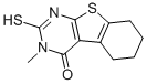 3-甲基-2-硫代-2,3,5,6,7,8-六氢苯并[4,5]噻吩并[2,3-D]嘧啶-4(1H)-酮 结构式