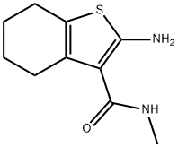 2-AMINO-N-METHYL-4,5,6,7-TETRAHYDRO-1-BENZOTHIOPHENE-3-CARBOXAMIDE Structure