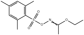 Ethyl O-mesitylsulfonylacetohydroxamate Struktur