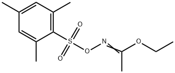 O-(2,4,6-三甲基苯磺酰基)乙酰羟肟酸乙酯, 38202-27-6, 结构式