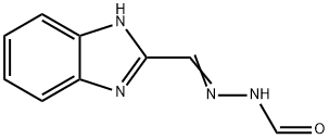 1H-Benzimidazole-2-carboxaldehyde,formylhydrazone(9CI) Struktur