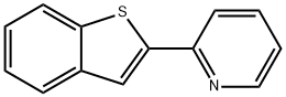 2-(2-吡啶基)苯并噻吩, 38210-35-4, 结构式