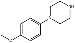 1-(4-Methoxyphenyl)piperazine Struktur