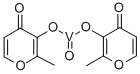 Bis(maltolato)oxovanadium(IV) Struktur
