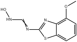 Methanimidamide, N-hydroxy-N-(4-methoxy-2-benzothiazolyl)- (9CI) Struktur