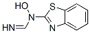Methanimidamide, N-2-benzothiazolyl-N-hydroxy- (9CI) Structure