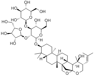 假马齿苋皂苷II,382146-66-9,结构式