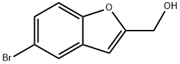 (5-溴-1-苯并呋喃-2-基)甲醇,38220-77-8,结构式