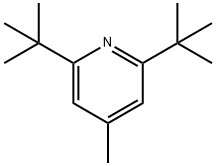 2,6-二叔丁基-4-甲基吡啶,38222-83-2,结构式