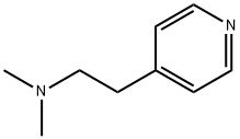 N,N-ジメチル-4-ピリジンエタンアミン 化学構造式