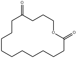 Oxacyclohexadecane-2,13-dione Structure
