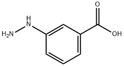 3-ヒドラジノ安息香酸 化学構造式