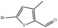 3-甲基-5-溴噻吩-2-甲醛, 38239-46-2, 结构式