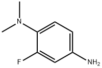 2-氟-N1,N1-二甲基-1,4-苯二胺 结构式