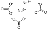 炭酸ネオジム一水和物 化学構造式