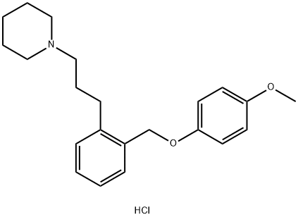 3-(4-METHOXYPHENOXY)PIPERIDINE HYDROCHLORIDE Structure