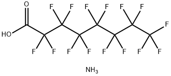 PERFLUOROOCTANOIC ACID AMMONIUM SALT Structure