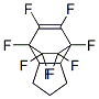 4,5,6,7,8,8,9,9-オクタフルオロ-2,3,3a,4,7,7a-ヘキサヒドロ-4,7-エタノ-1H-インデン 化学構造式