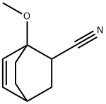 1-メトキシビシクロ[2.2.2]オクタ-5-エン-2-カルボニトリル 化学構造式
