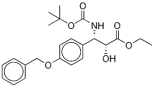 (αR,βS)-β-[[(1,1-DiMethylethoxy)carbonyl]aMino]-α-hydroxy-4-(phenylMethoxy)-benzenepropanoic Acid Ethyl Ester,382596-26-1,结构式