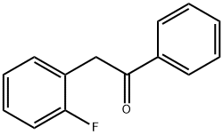 2-(2-fluorophenyl)-1-phenylethan-1-one Structure