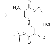 L-胱氨酸双(叔丁酯)二盐酸盐, 38261-78-8, 结构式