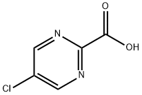 5-氯嘧啶-2-甲酸 结构式